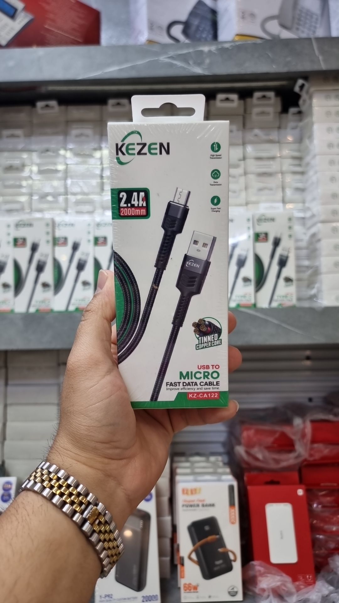 کابل میکرو دو متری kezen مدل KZ-CA122