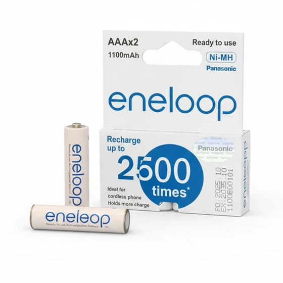 باتری نیم قلمی  پاناسونیک مدل NI-MH Eneloop 1100mAh